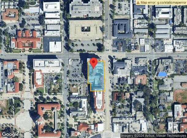  191 N Los Robles Ave, Pasadena, CA Parcel Map