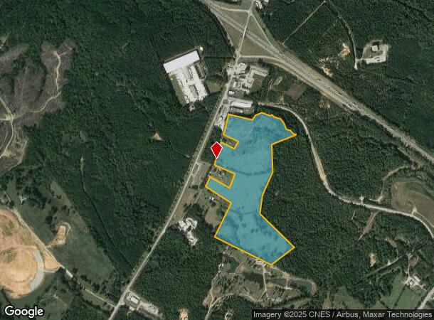  386 Burts Rd, Clinton, SC Parcel Map