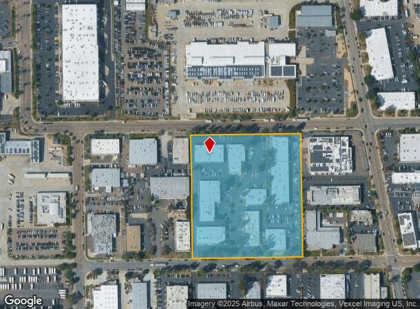 7257 Ronson Rd, San Diego, CA Parcel Map