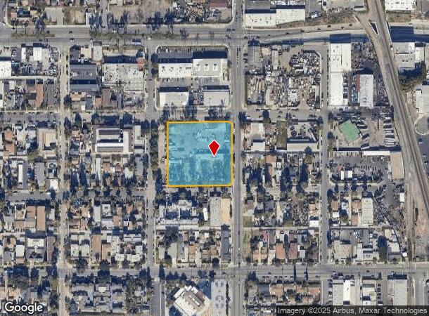 818 E Walnut St, Santa Ana, CA Parcel Map