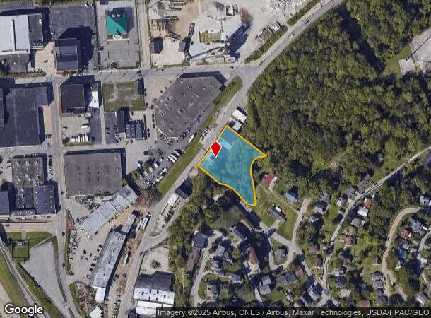  521 Slack St, Charleston, WV Parcel Map