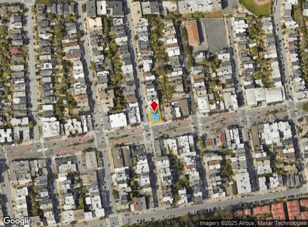  3150 Geary Blvd, San Francisco, CA Parcel Map