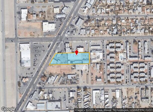  8210 Dyer St, El Paso, TX Parcel Map