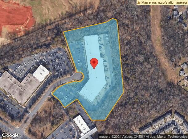  7606 Whitehall Executive Center Dr, Charlotte, NC Parcel Map