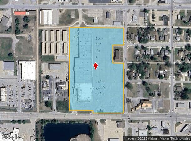  1000 Hall St, Coffeyville, KS Parcel Map