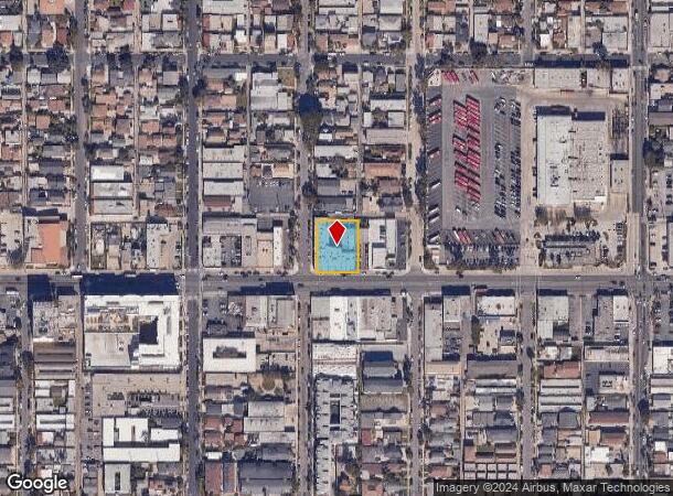  1701 E Anaheim St, Long Beach, CA Parcel Map