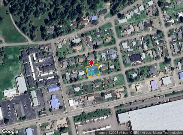 645 W First Ave, Sutherlin, OR Parcel Map