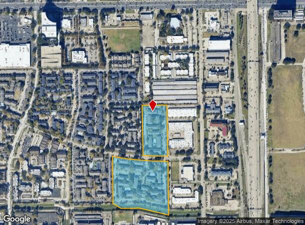  10615 Meadowglen Ln, Houston, TX Parcel Map