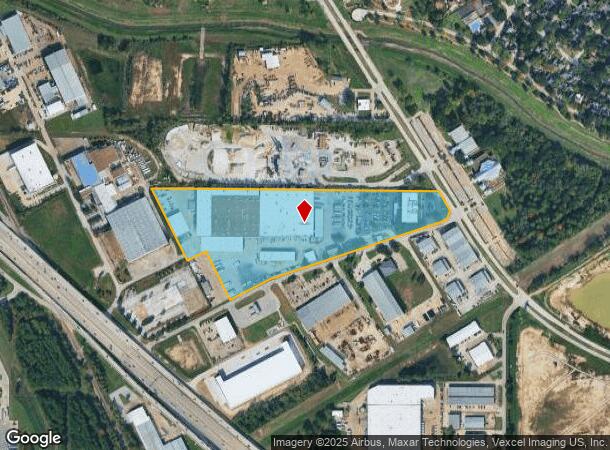 7100 High Life Dr, Houston, TX Parcel Map