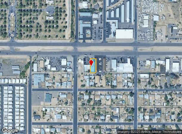  8011 E Apache Trl, Mesa, AZ Parcel Map