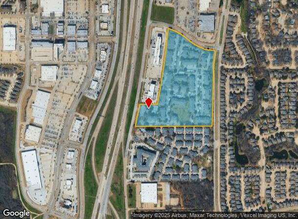  2500 State Highway 121, Euless, TX Parcel Map