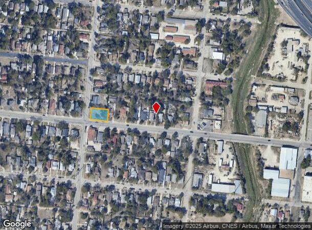  1753 W Poplar St, San Antonio, TX Parcel Map