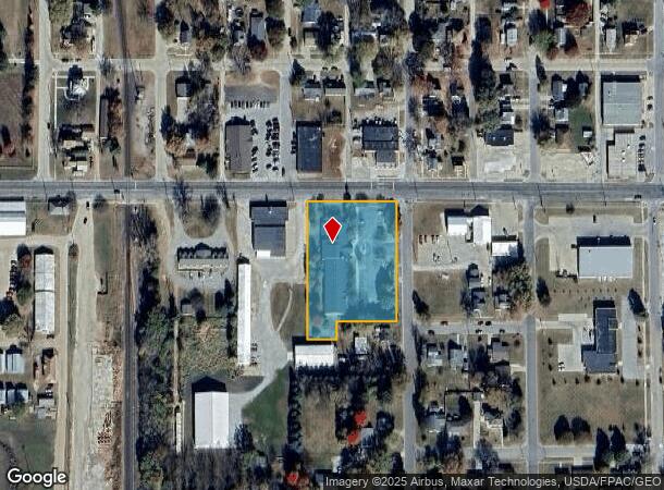 702 Central Ave W, Hampton, IA Parcel Map
