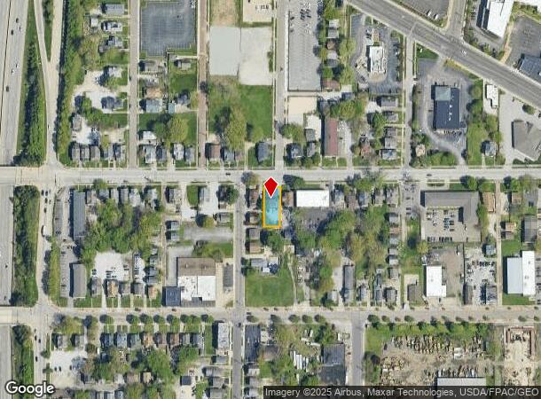  572 E Buchtel Ave, Akron, OH Parcel Map