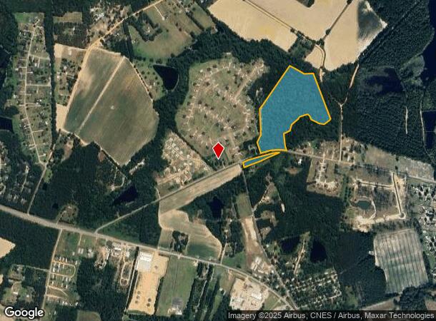  127 Old Leefield Rd, Brooklet, GA Parcel Map