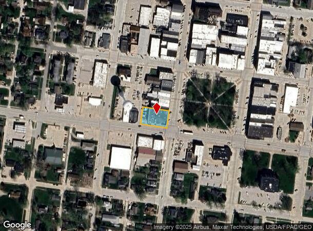 129 S Jefferson St, Mount Pleasant, IA Parcel Map