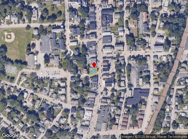 247 Main St, East Greenwich, RI Parcel Map
