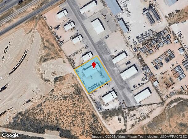 2708 S County Road 1242, Midland, TX Parcel Map