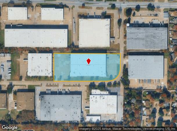 1421R Avenue S, Grand Prairie, TX Parcel Map