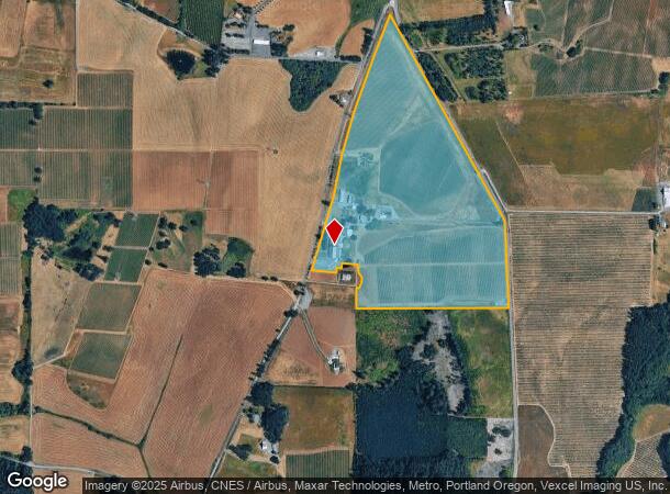  10280 Ne Oak Springs Farm Rd, Carlton, OR Parcel Map