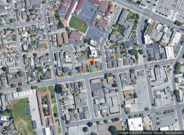  134 Central Ave, Salinas, CA Parcel Map