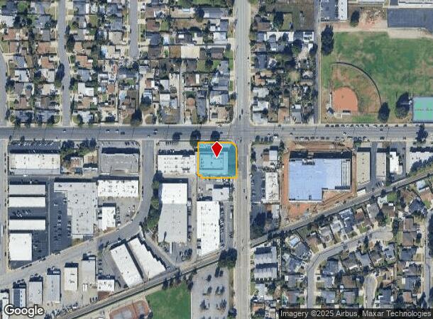 1274 E Cypress St, Covina, CA Parcel Map