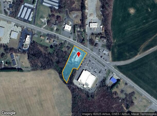 512 E Atkins St, Dobson, NC Parcel Map