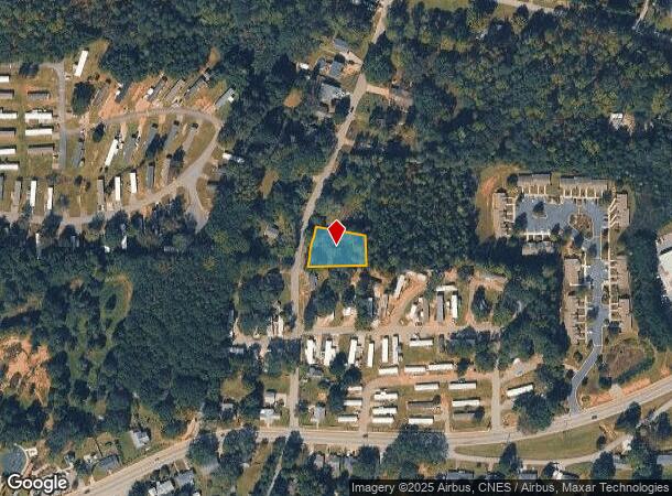  208 Hamilton St, Easley, SC Parcel Map