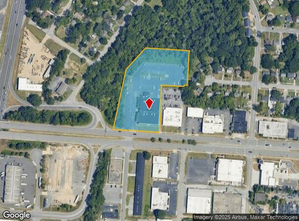  1703 E Wendover Ave, Greensboro, NC Parcel Map