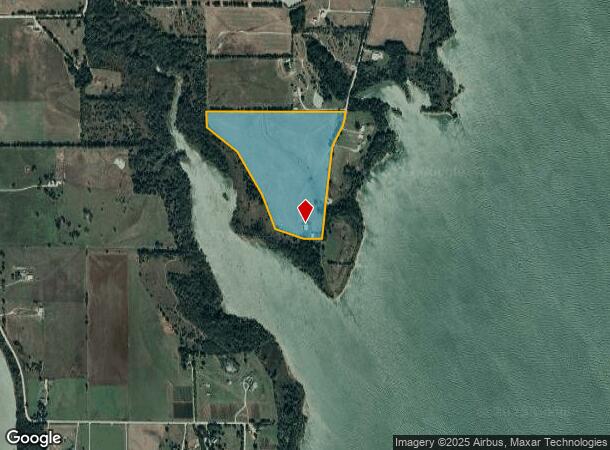 2109 Triangle Rd, Valley View, TX Parcel Map