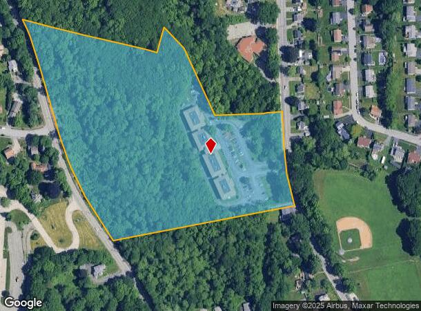  123 Holden St, Worcester, MA Parcel Map