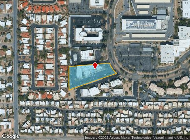  384 S Williams Blvd, Tucson, AZ Parcel Map