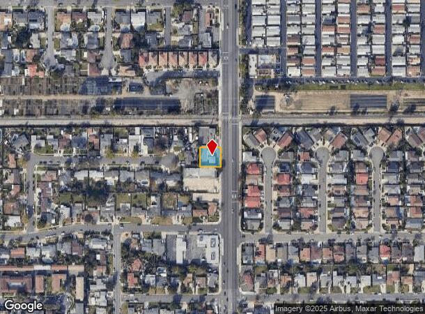  1645 S Euclid St, Anaheim, CA Parcel Map