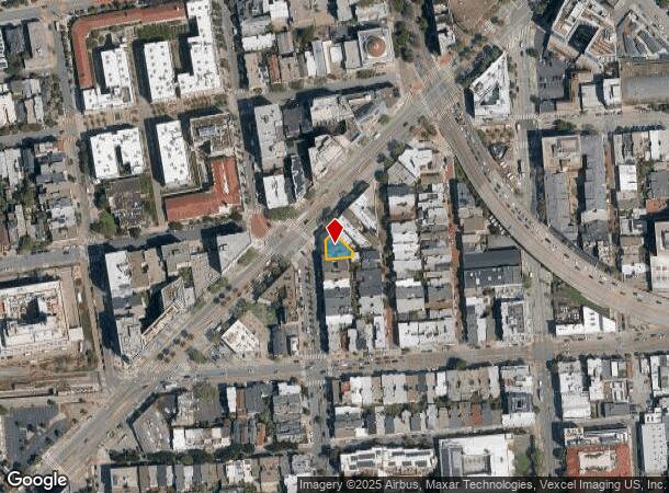  1869 Market St, San Francisco, CA Parcel Map