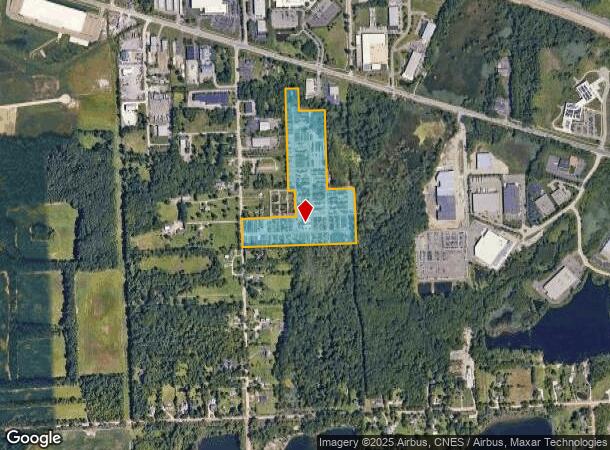  28500 Haas Rd, Wixom, MI Parcel Map