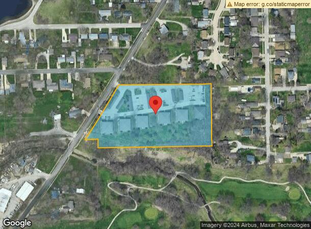  1706 Springfield Rd, Bloomington, IL Parcel Map