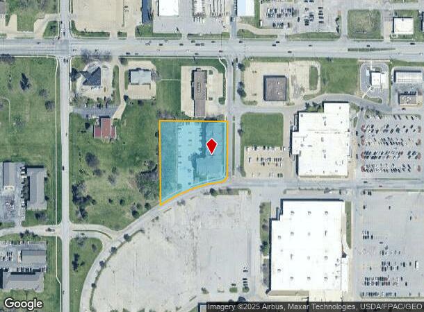 695 E Army Post Rd, Des Moines, IA Parcel Map