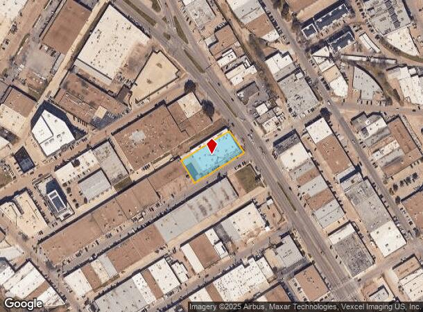  1407 N Riverfront Blvd, Dallas, TX Parcel Map