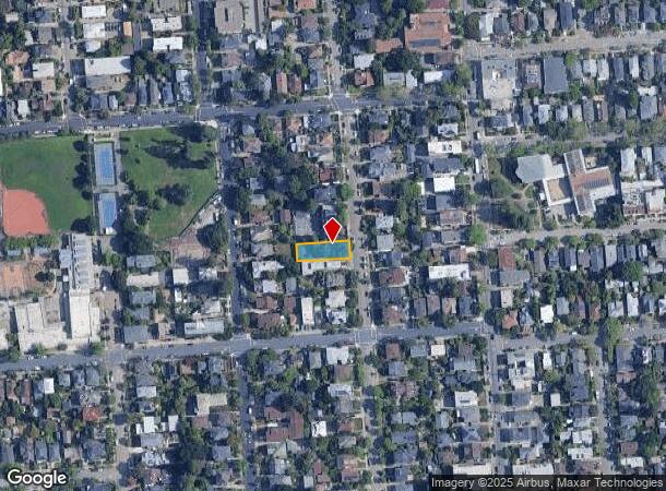  2728 Benvenue Ave, Berkeley, CA Parcel Map
