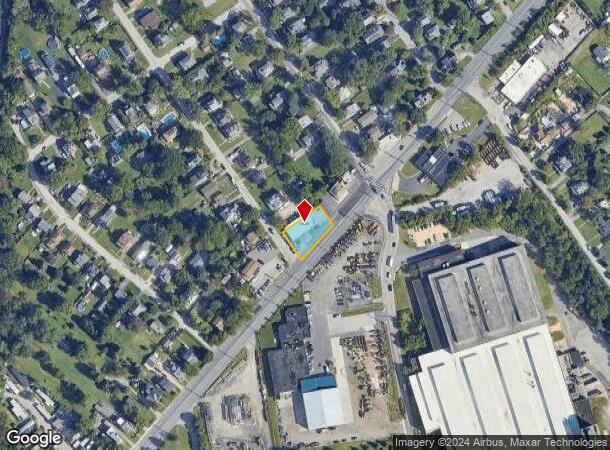  4610 Washington Blvd, Halethorpe, MD Parcel Map