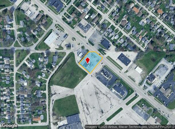  2502 Woodville Rd, Northwood, OH Parcel Map