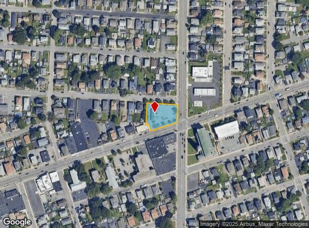 1242 Newport Ave, Pawtucket, RI Parcel Map