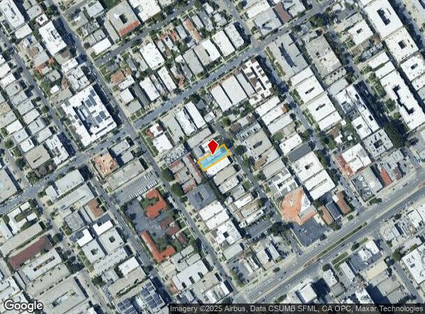  3729 Delmas Ter, Los Angeles, CA Parcel Map