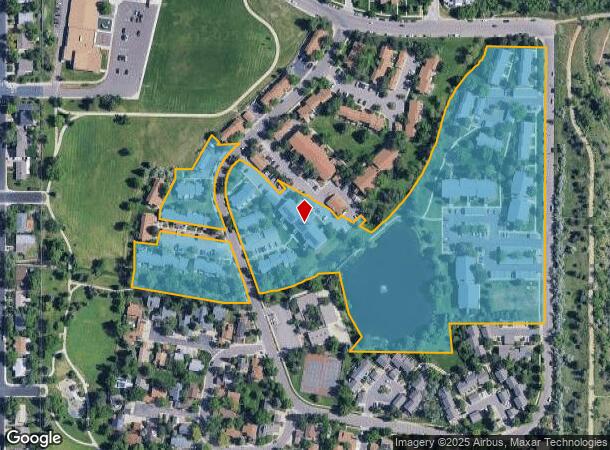 1000 W Moorhead Cir, Boulder, CO Parcel Map