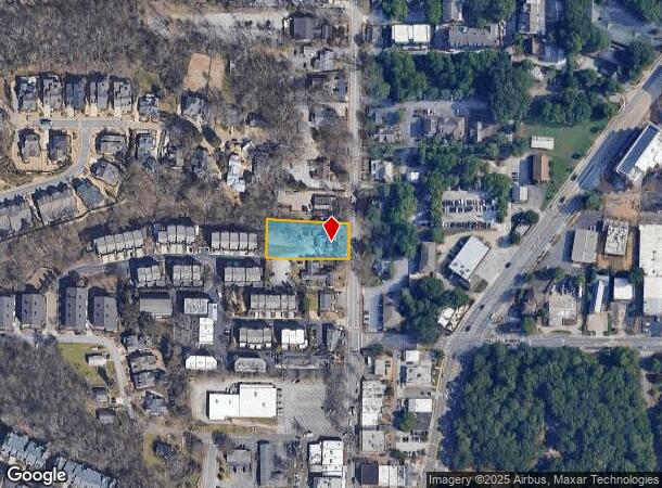 1014 Canton St, Roswell, GA Parcel Map