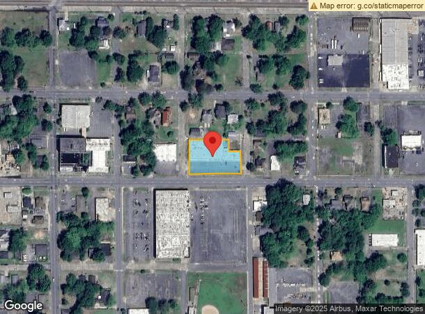  801 W 6Th Ave, Pine Bluff, AR Parcel Map