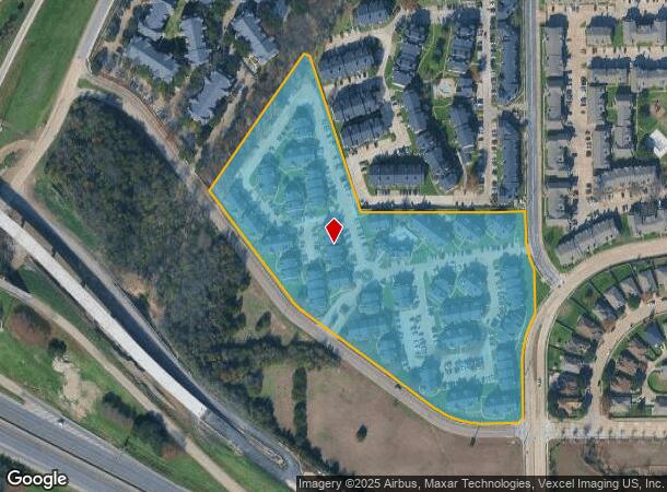 3150 Cliff Creek Crossing Dr, Dallas, TX Parcel Map