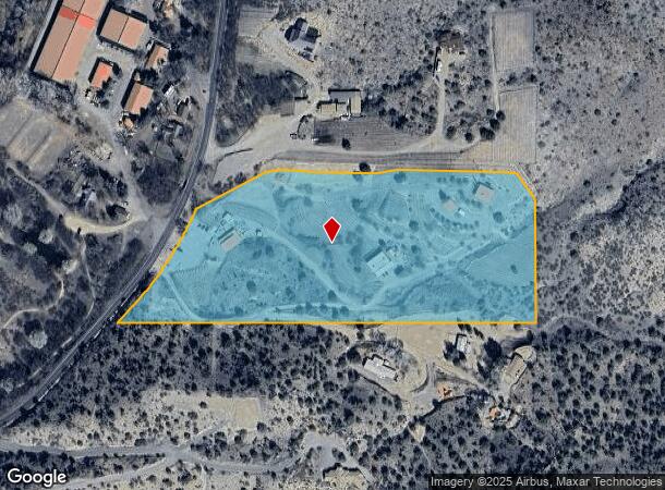  1555 N Page Springs Rd, Cornville, AZ Parcel Map