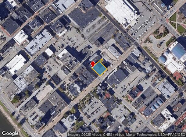 1030 Quarrier St, Charleston, WV Parcel Map
