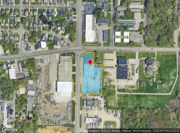  1250 Triplett Blvd, Akron, OH Parcel Map